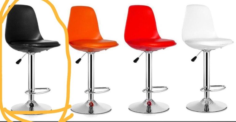 Moulded Shell Pedestal Bar Stool Colour Collection